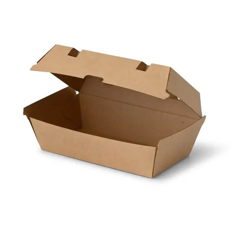 200x Box mit Klappdeckel Kraftkarton braun 21,4 x 11,4 x 8,5cm