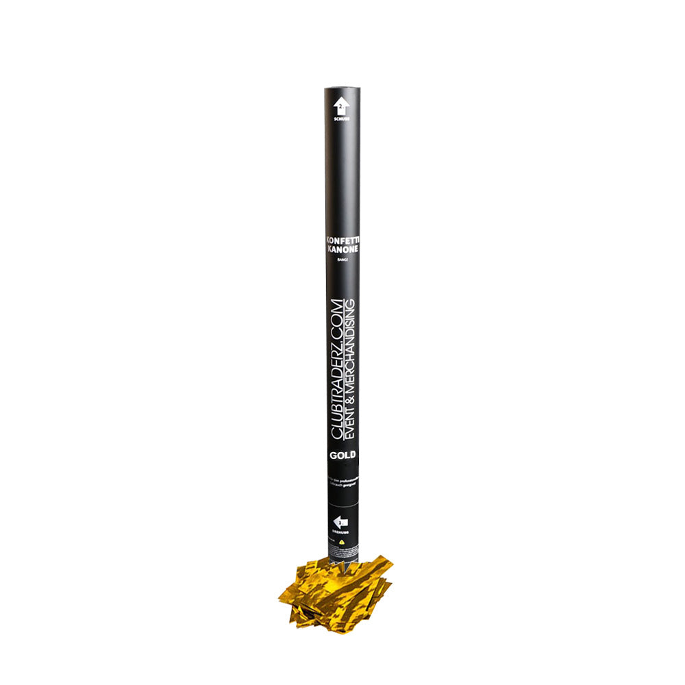 Clubtraderz Konfettikanone Hand 80cm Metallic Gold