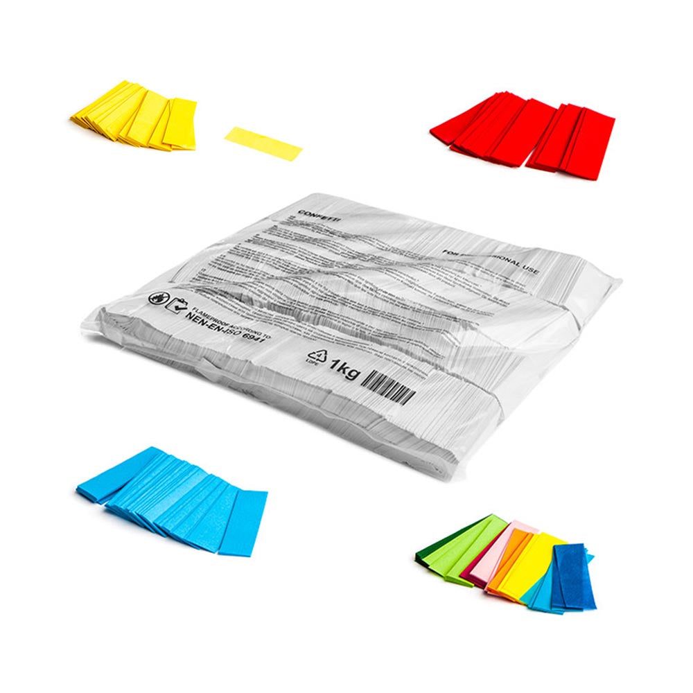 MagicFX Slowfall Konfetti Papier rechteckig 1KG versch. Farben