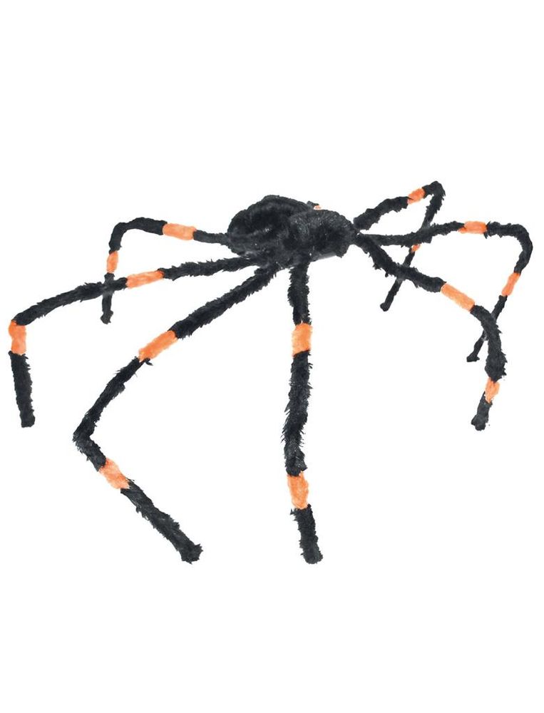 Spinne 100cm Ø schwarz/ orange