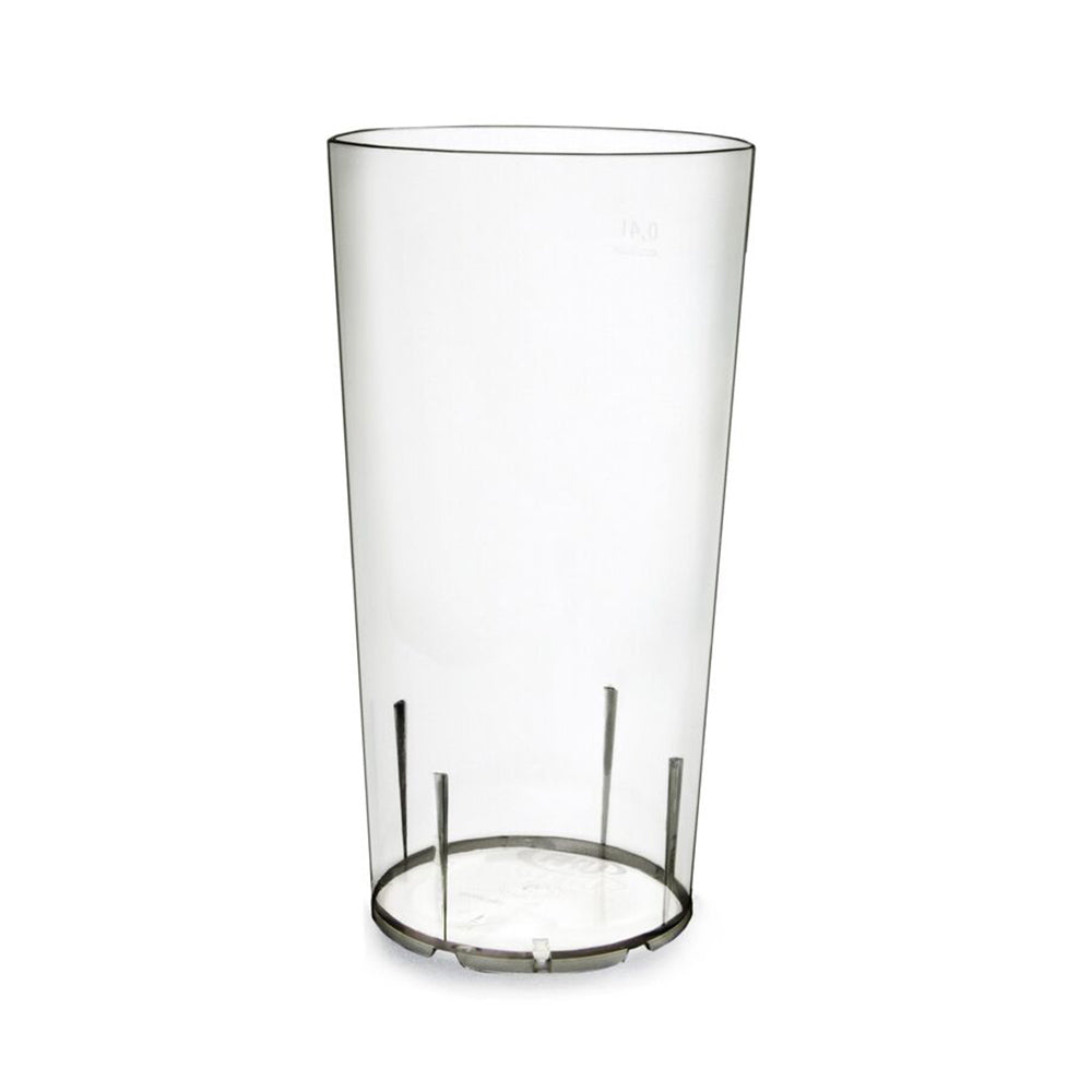 Trinkbecher (PC) 400ml/ 0,4 l Mehrweg Kunststoff klar