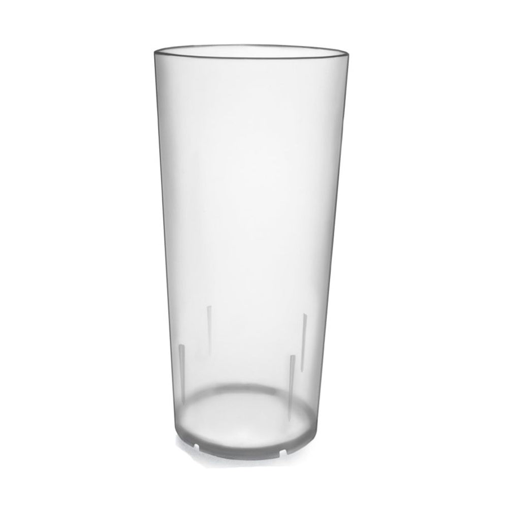 Trinkbecher (PP) 500ml/ 0,5 l Mehrweg Kunststoff transparent/ leicht milchig