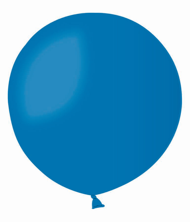 Riesenballon 80cm Ø blau für Helium & Luft