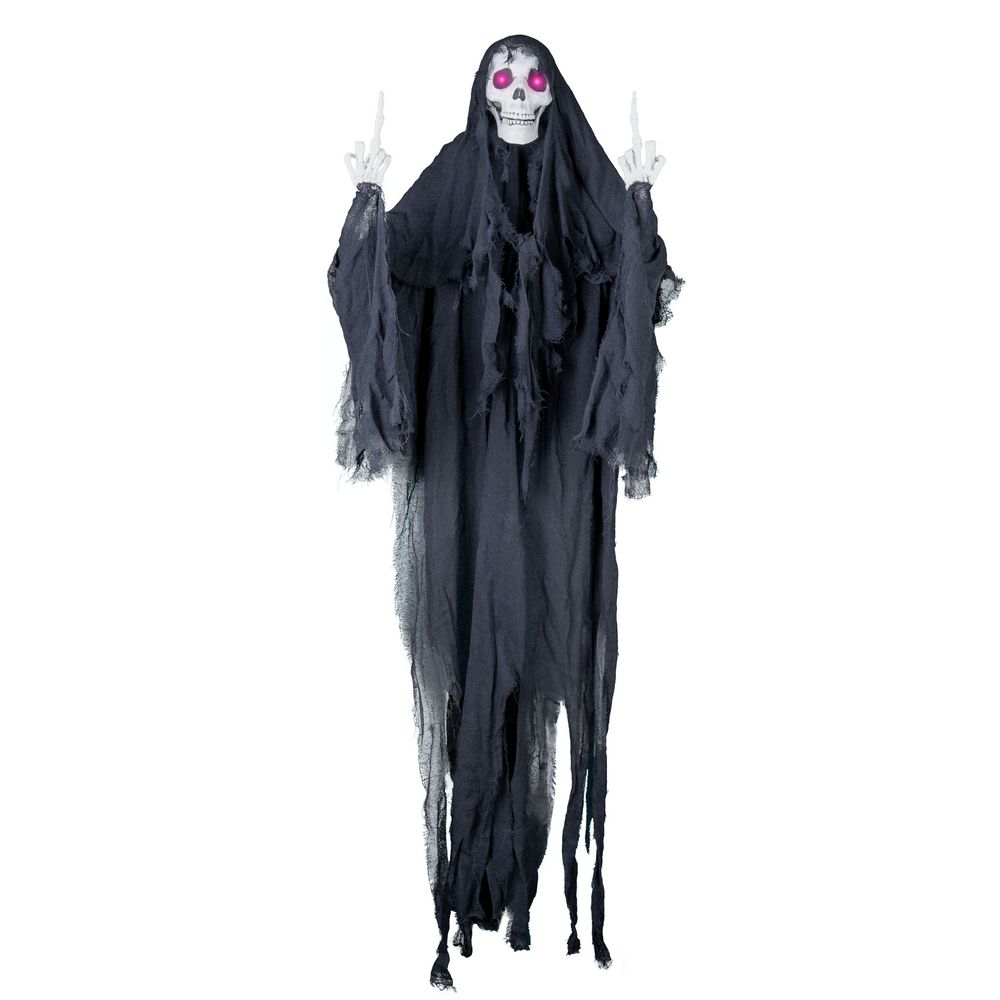 Zombie Skelett 170cm hängend Licht