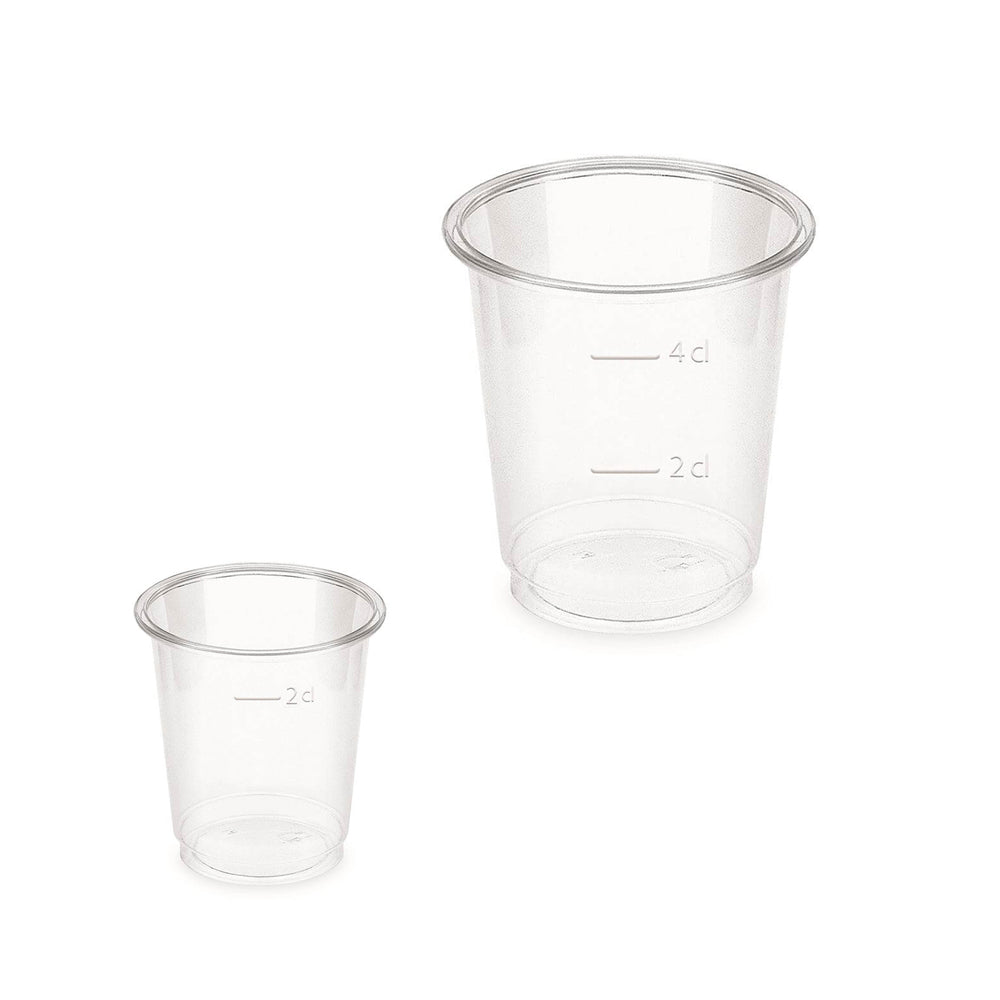 Schnapsglas aus PLA klar bruchfest versch. Größen 2-4cl