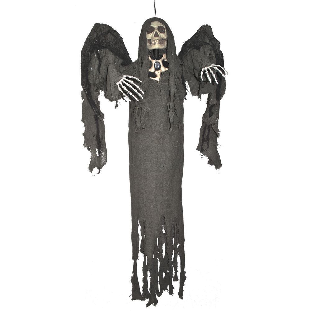 Zombie mit Flügeln 175cm hängend Licht/ Sound