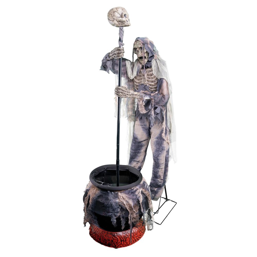 Sensenmann mit Topf 190cm Licht/ Sound/ Bewegung