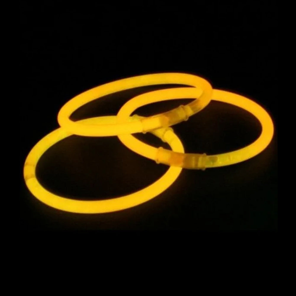 100x Arm Knicklichter 200x5mm Orange inkl. Verbinder