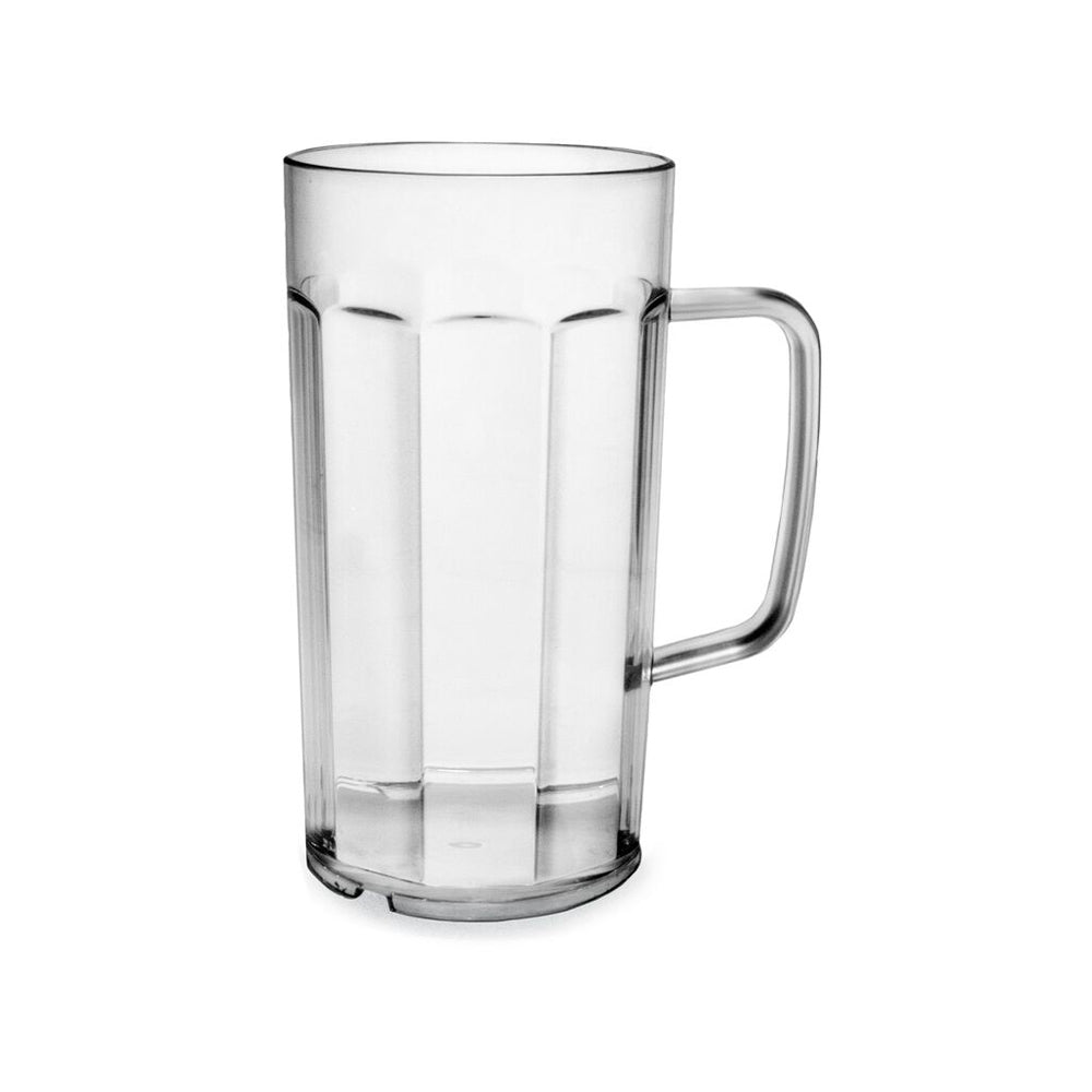 Bierkrug (PC) 400ml/ 0,4 l Mehrweg Kunststoff klar