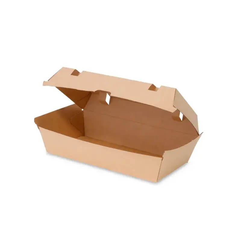 200x Box mit Klappdeckel Kraftkarton braun 24,8 x 13 x 7,5cm