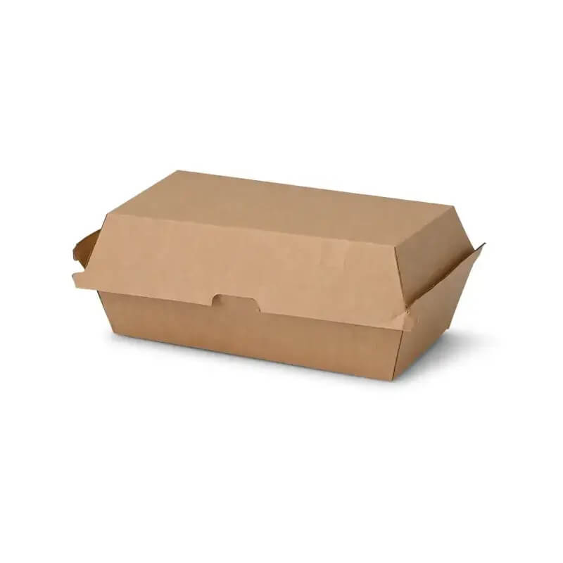 200x Box mit Klappdeckel Kraftkarton braun 24,8 x 13 x 7,5cm