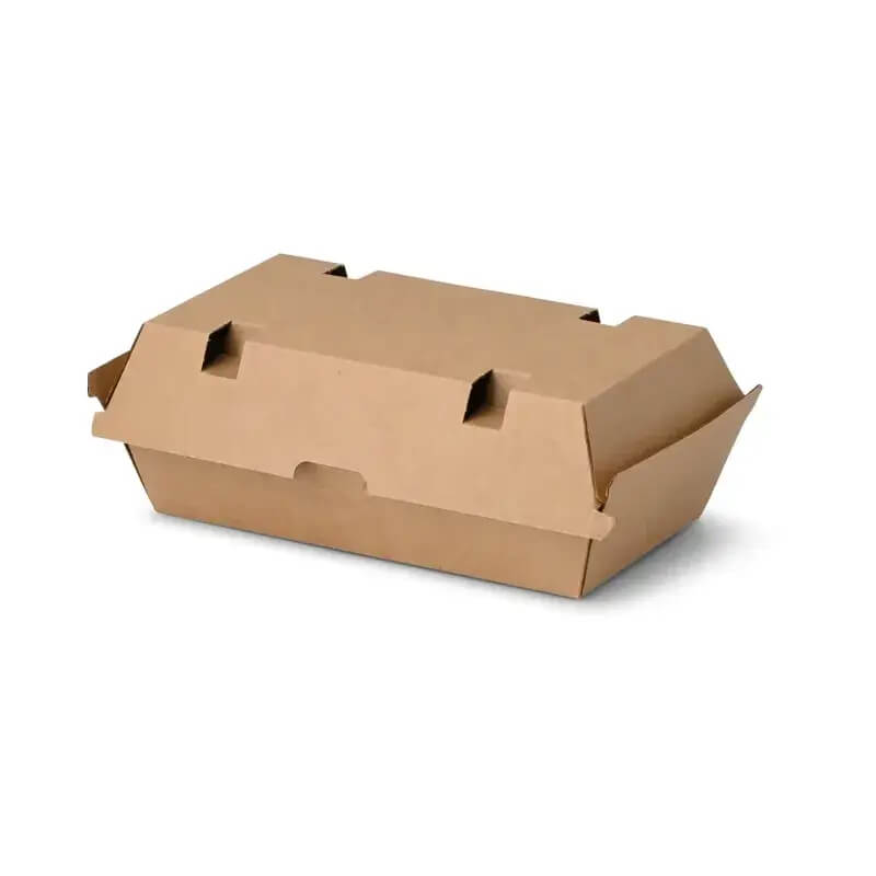 200x Box mit Klappdeckel Kraftkarton braun 24,8 x 13 x 7,5cm
