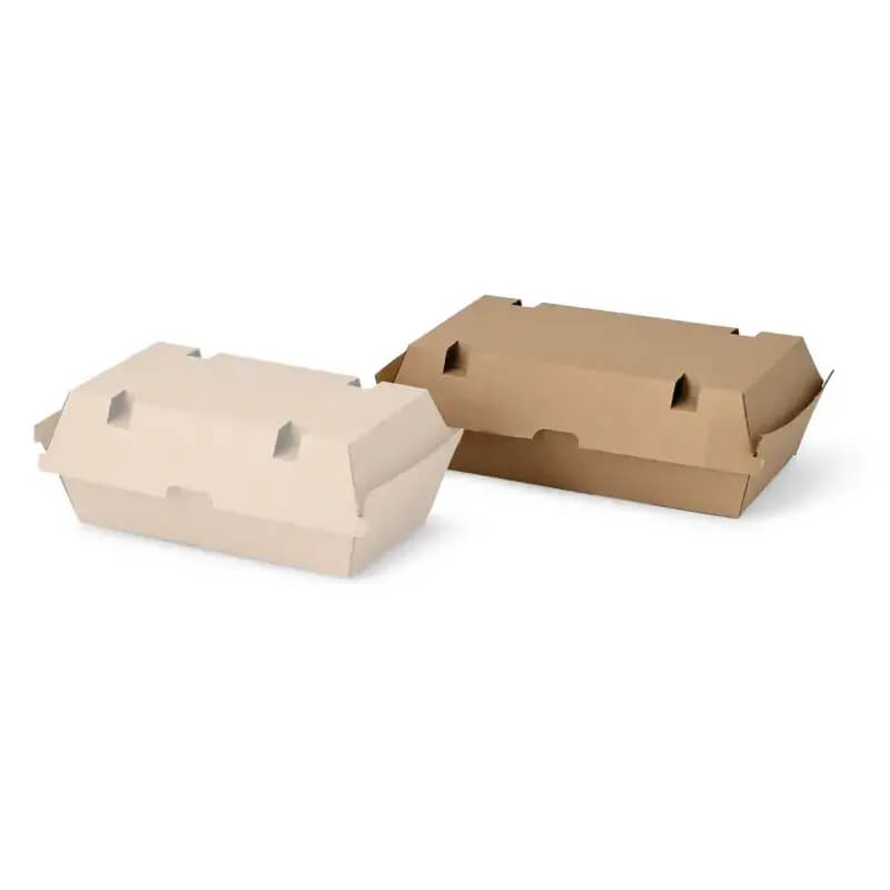 200x Box mit Klappdeckel Kraftkarton braun 24,8 x 13 x 7,5cm