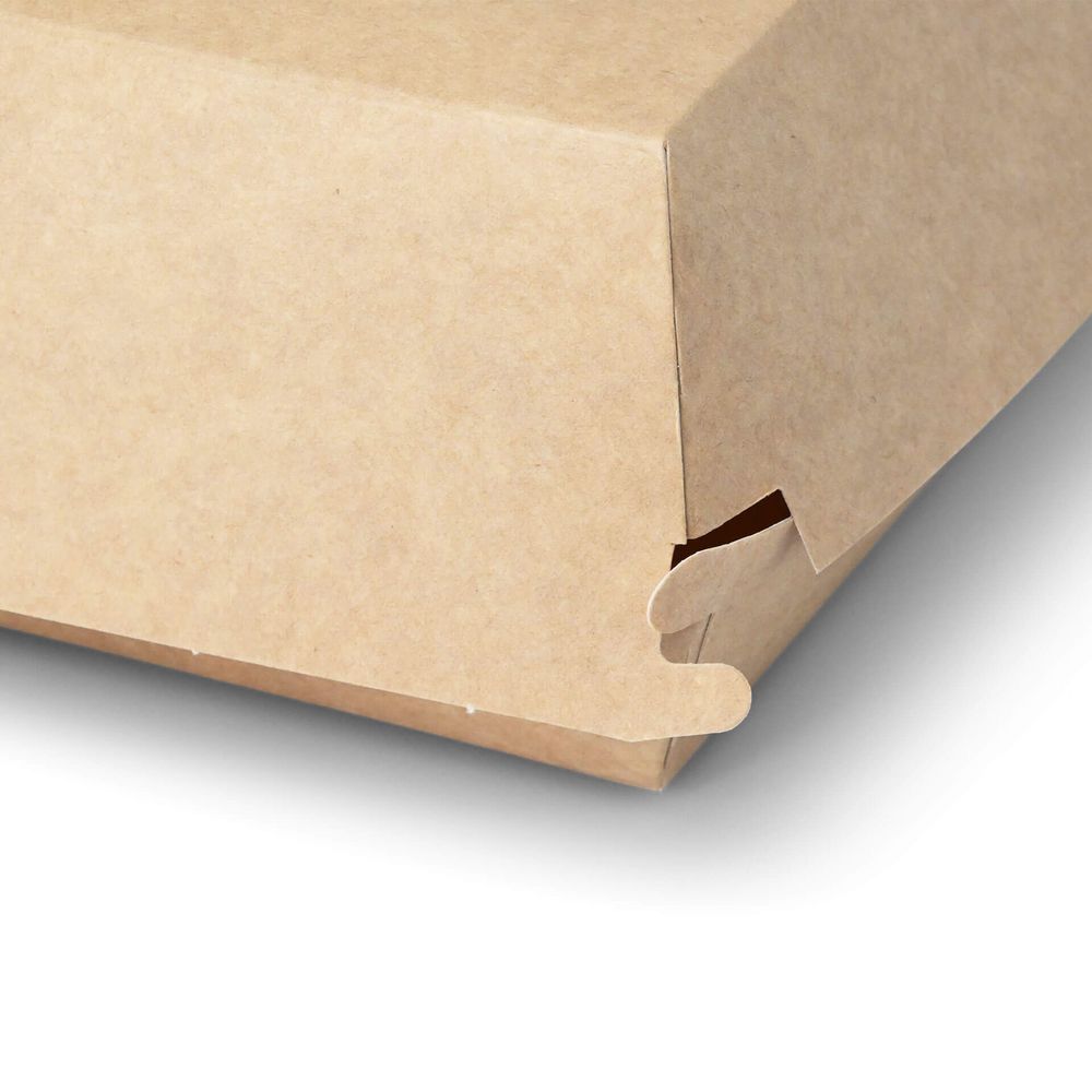 Burgerboxen braun/weiß Karton (versch. Größen)