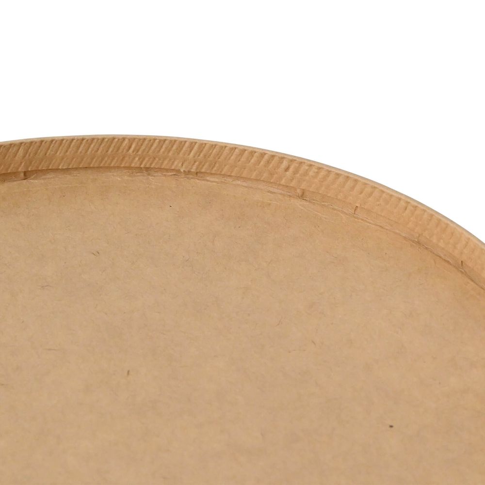 300x Karton-/ Salatschalen Pappe braun (beschichtet) versch. Größen rund