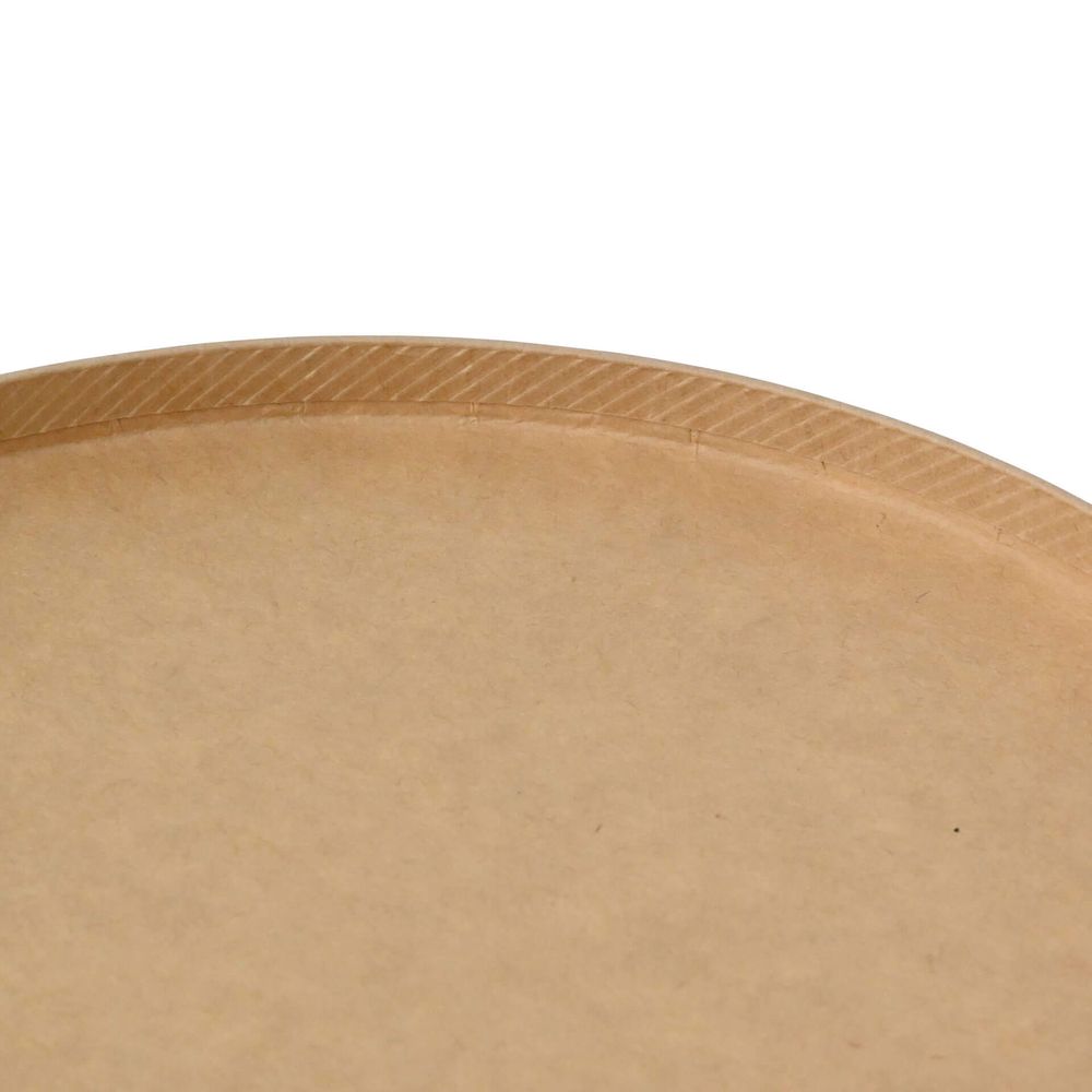 300x Karton-/ Salatschalen Pappe braun (beschichtet) versch. Größen rund