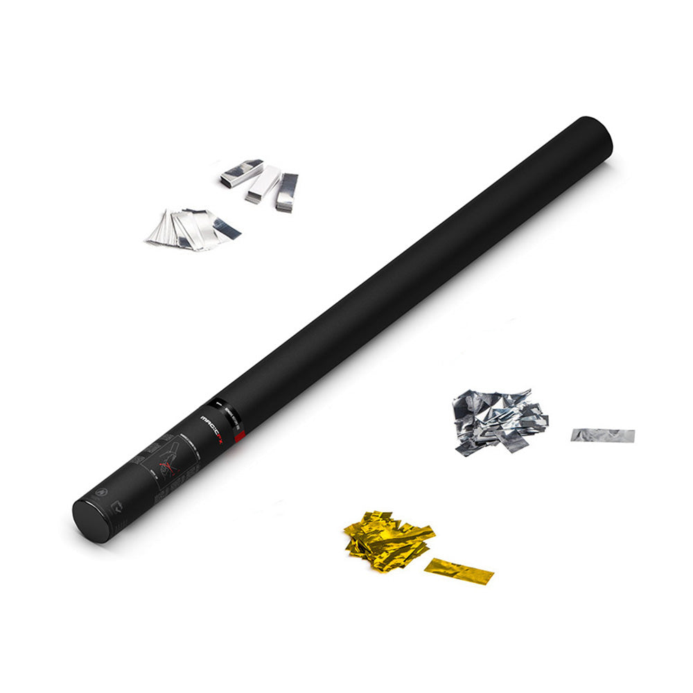 MagicFX Konfettikanone Hand 80cm Metallic versch. Farben