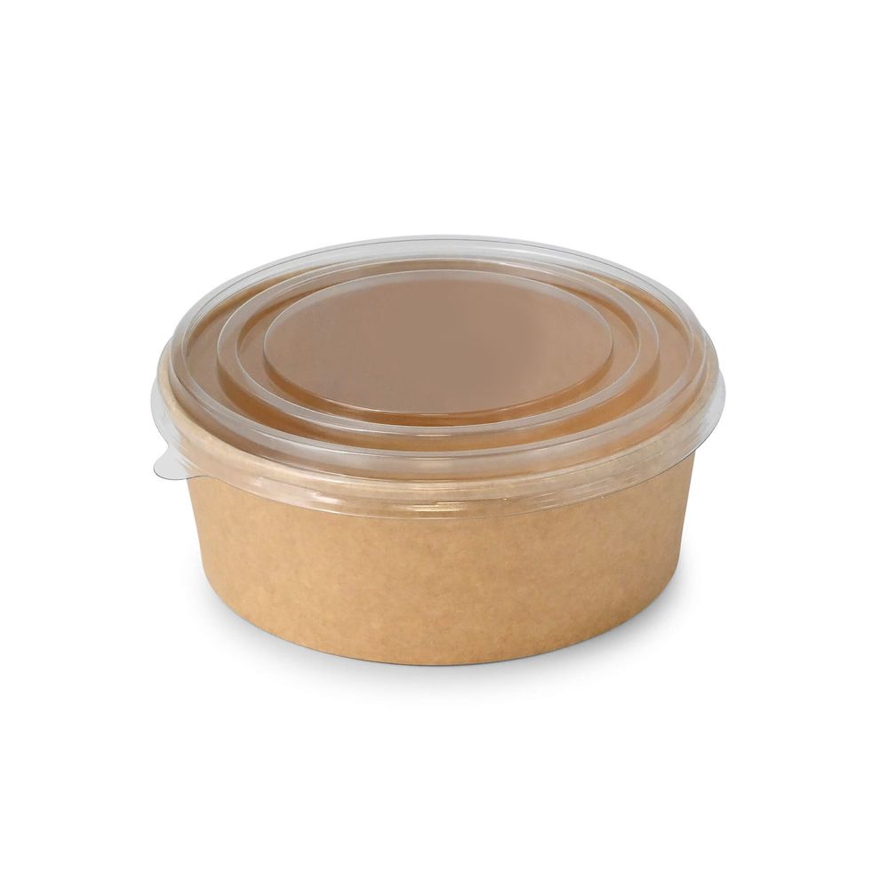 300x PET Deckel trans. für Kraft-/ Salatschale versch. Größen