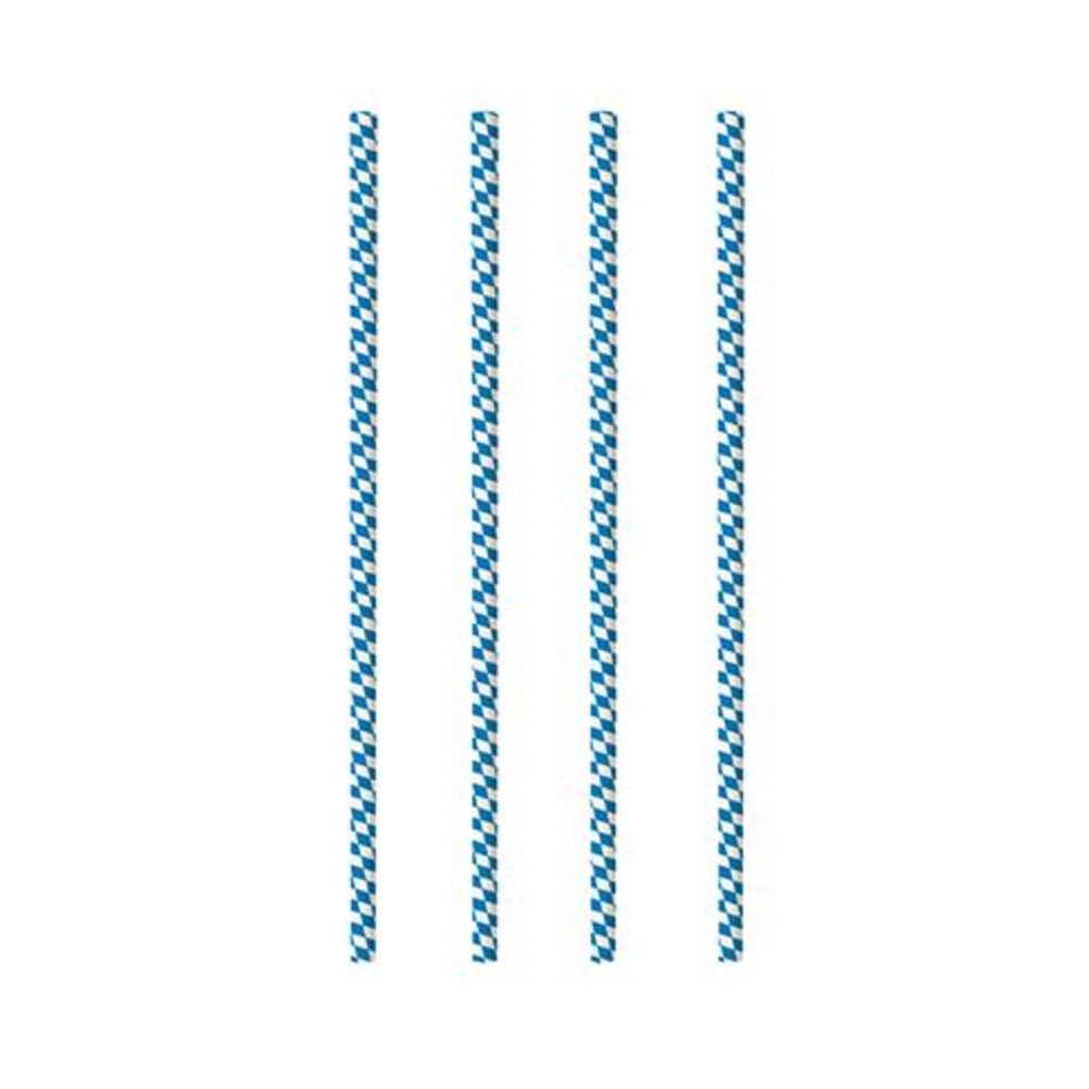 1.000x Oktoberfest Papiertrinkhalme 200 x 6mm Ø