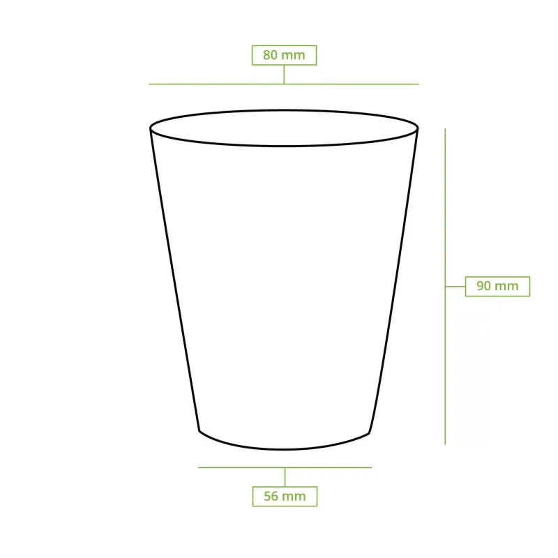 1.000x Pappbecher braun (beschichtet) versch. Größen