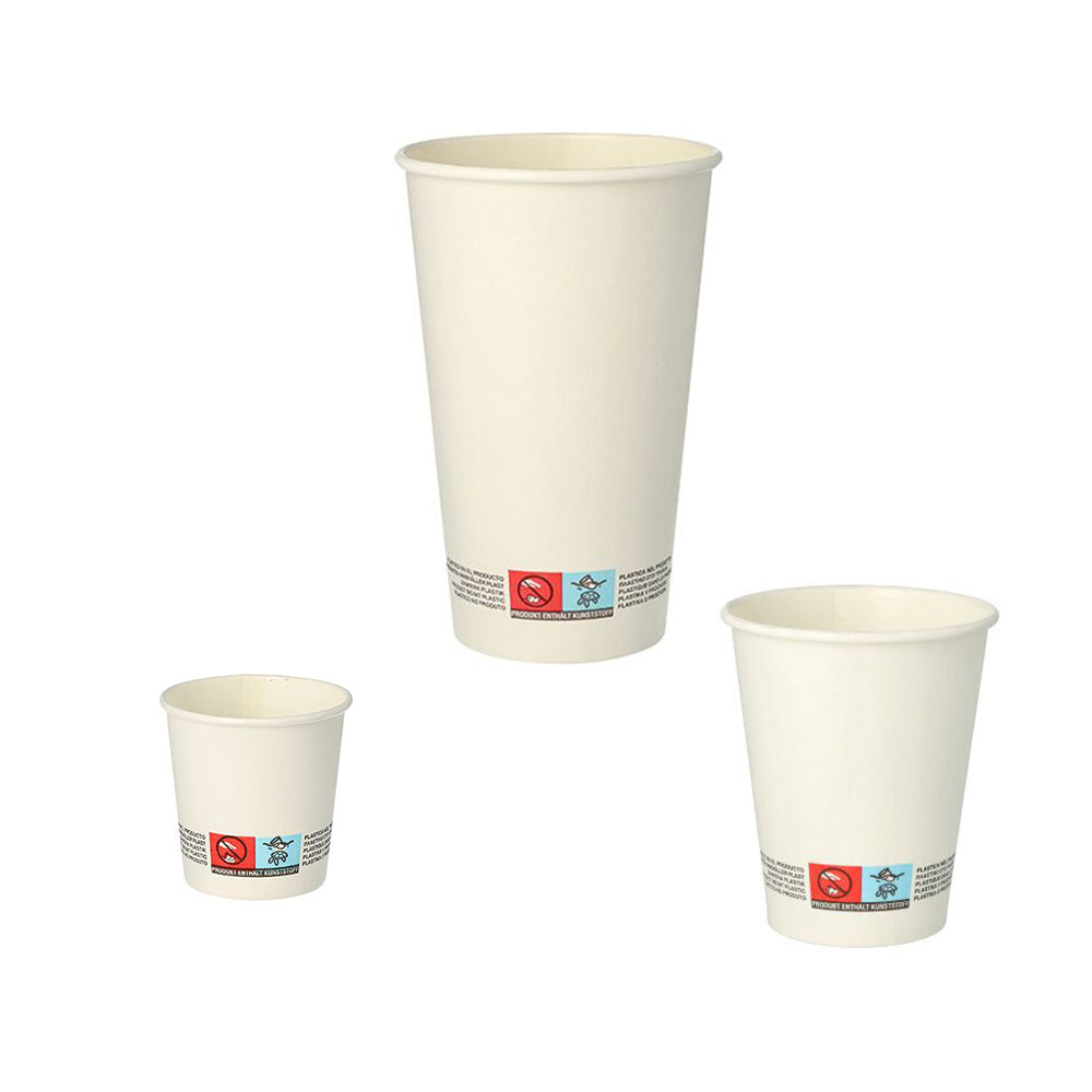 Pappbecher "pure" versch. Größen 100-400ml