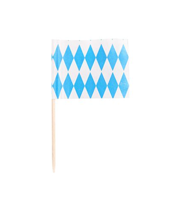 Partypicker Flagge 8cm Oktoberfest 2.000 Stk.