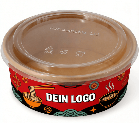 Salatschale 1.100ml 1 - 4 farb. dein Design 100% Druckfläche