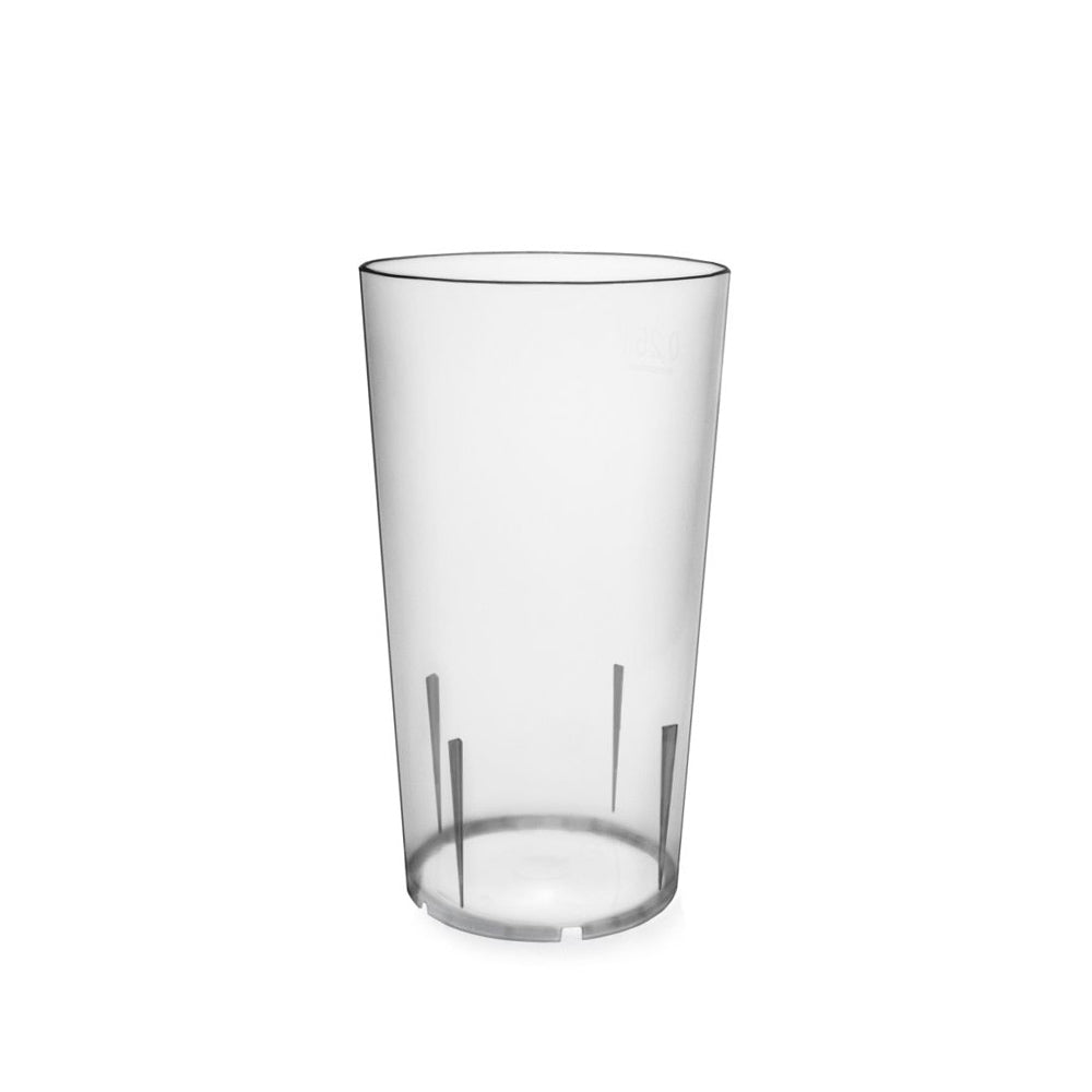Trinkbecher (PP) 250ml/ 0,25 l Mehrweg Kunststoff transparent/ leicht milchig