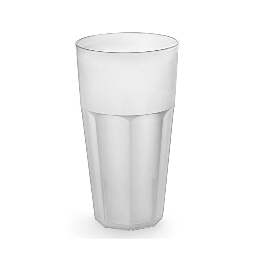 To Go Becher (PP) 400ml/ 0,4 l Mehrweg Kunststoff gefrostet
