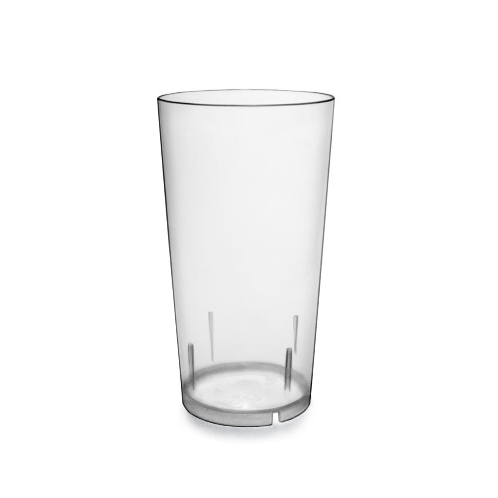 Trinkbecher (PP) 300ml/ 0,3 l Mehrweg Kunststoff transparent/ leicht milchig
