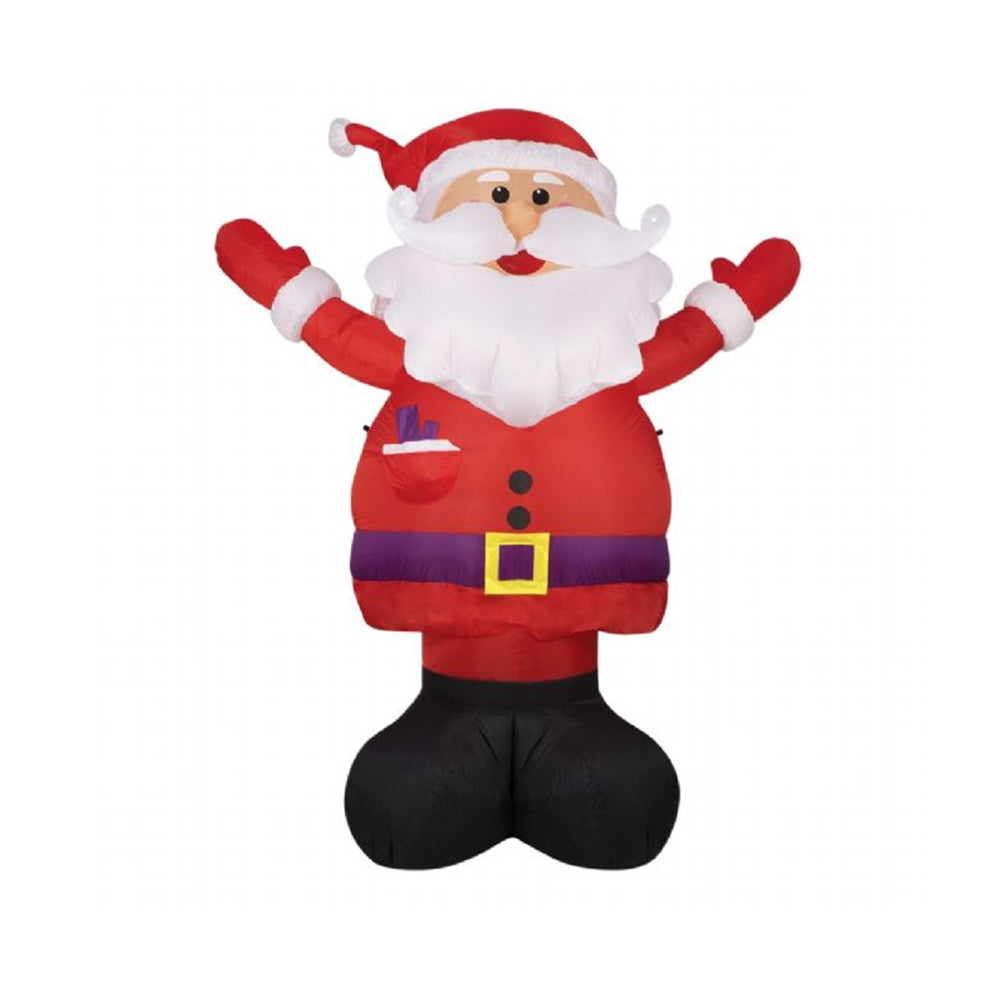 Weihnachtsmann stehend 240cm Licht/ Aufblasbar