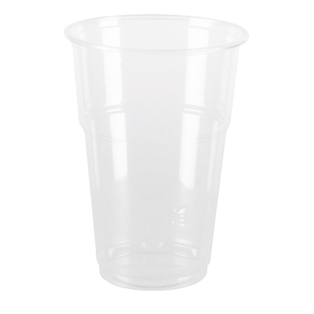Becher aus PLA klar bruchfest versch. Größen 300-500ml