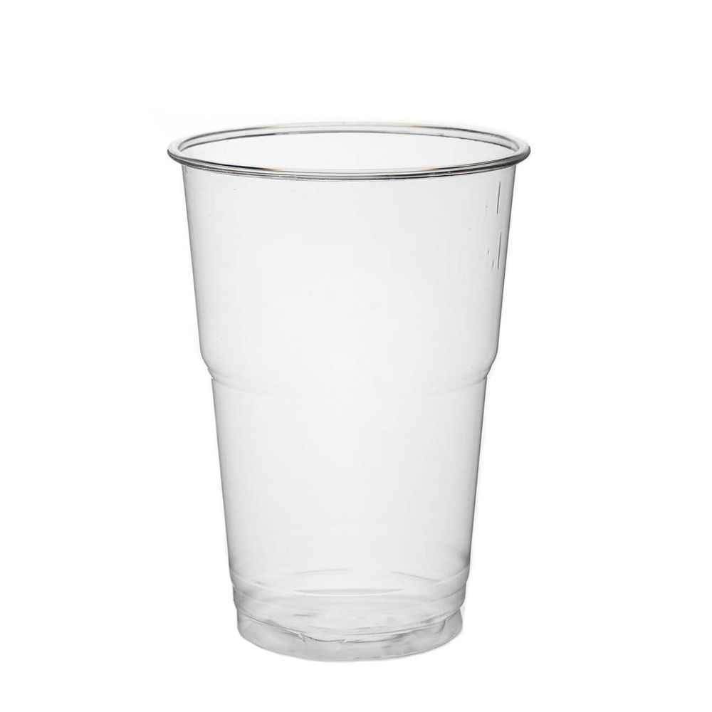 Becher aus RPET transparent versch. Größen 200-500ml