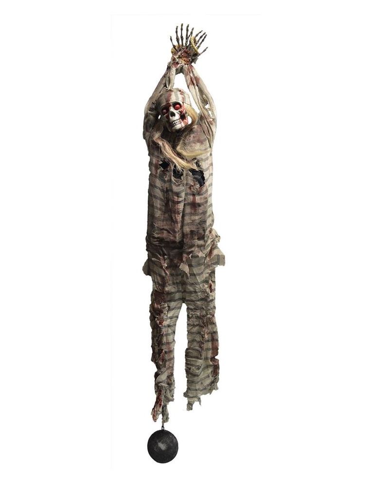 Gefangenes Skelett 180cm hängend Licht