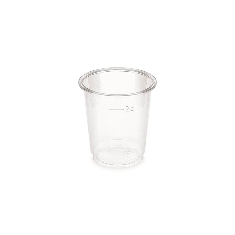 Schnapsglas aus PLA klar bruchfest versch. Größen 2-4cl